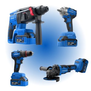 کیت شارژی براشلس 4 عددی ویوارکس مدل VR2404-BCK