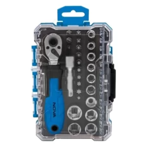 ست بیت و بکس با دسته جغجغه 26 پارچه نووا مدل 1362