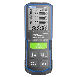 متر لیزری 80 متری شارژی نور سبز نووا مدل 5380