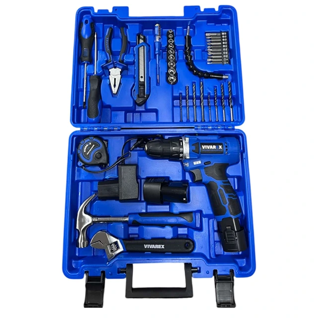 کیت-40-پارچه-همراه-دریل-شارژی-ویوارکس-مدل-VR1240-CDK